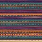 Ambesonne Tribal Fabric by The Yard, Striped Retro Pattern Rich Mexican Color Folkloric Print, Decorative Fabric for Upholstery and Home Accents, 5 Yards, Teal Plum